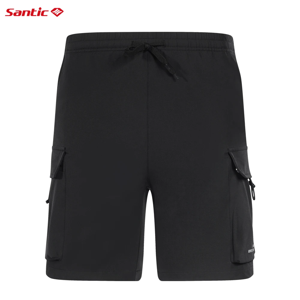 Santic Summer Men Cycling Shorts Reflective Casual MTB Shorts