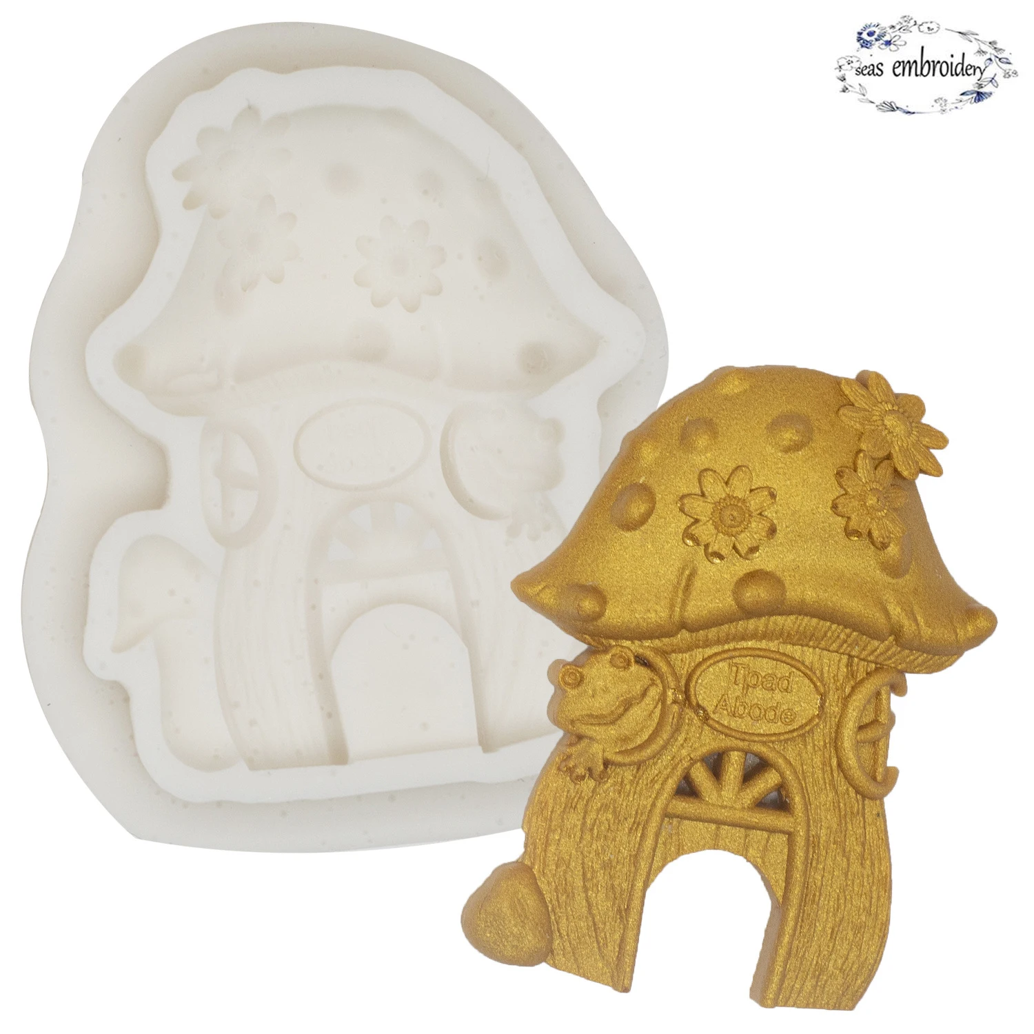 

Christmas Mushroom House Fondant Silicone Mold Animal Cake Decorating Tools Resin Chocolate Molds Mold For Baking