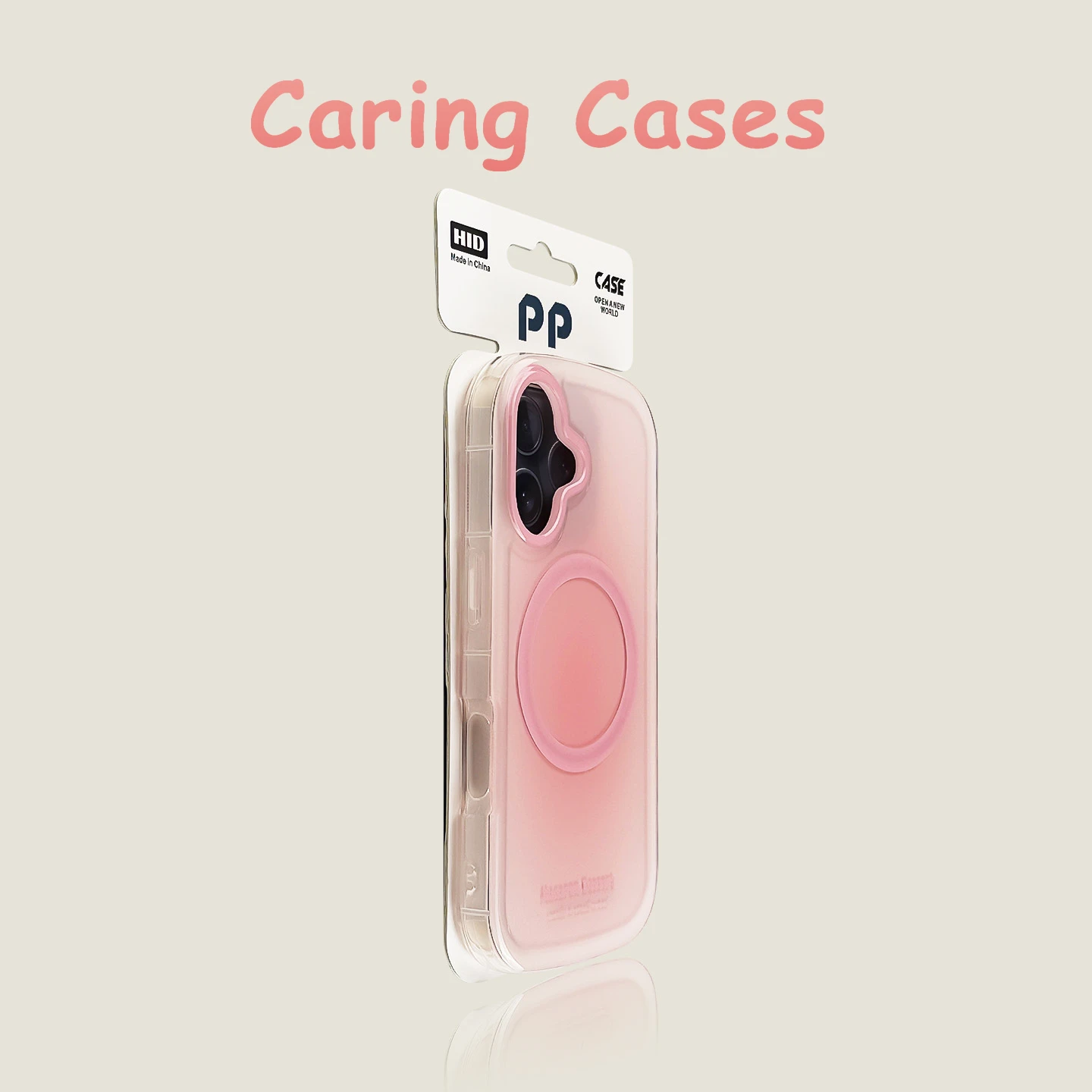 Matcha Green Gradient Clear Shockproof Premium Magnetic Case