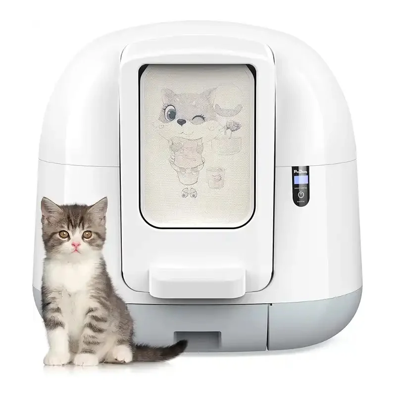 Kucing Clover Pet Carrier Otomatis Membersihkan Diri Kotak Kotoran