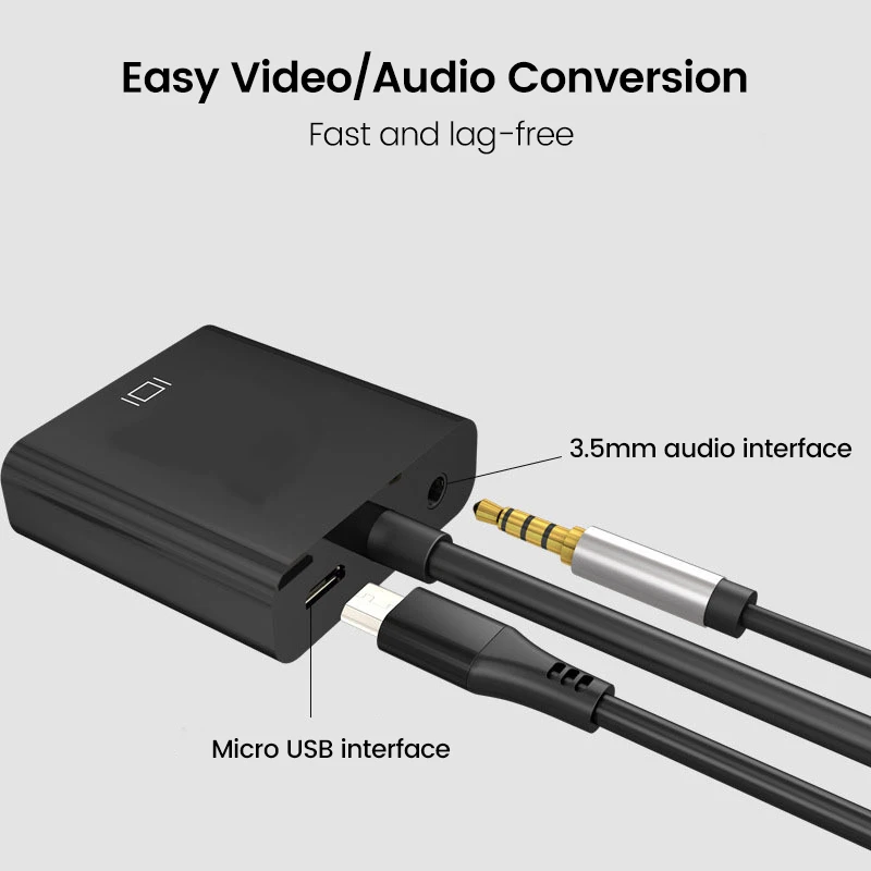 Elough-HD 1080P HDMI VGA ̺  (   ġ ), Xbox PS4 PC Ʈ TV ڽ  ÷̾