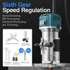 800w 30000rpm Woodworking Electric Trimmer Wood Router Tool Machines Power Carpentry Manual Trimmer Tools With Milling Cutter 2
