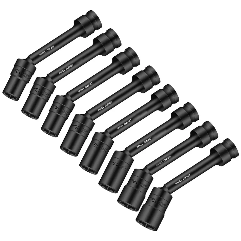 1/2inch 138mm Square Interface Impact Wrench Hex Socket Head Adapter Spanner Converter 12-19mm Extended Hexagonal Socket 4