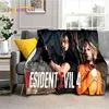 3D Lastest Horro Games R-Resident Evil Soft Flannel Blankets,Throw Blanket Comfortable for Picnic Beds Sofa Home Bedroom Kids 6