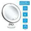 Flexible Makeup Mirror 10x Magnifying Mirrors 14 Led Lighted Touch Screen Vanity Mirror Portable Dressing Table Cosmetic Mirrors 1