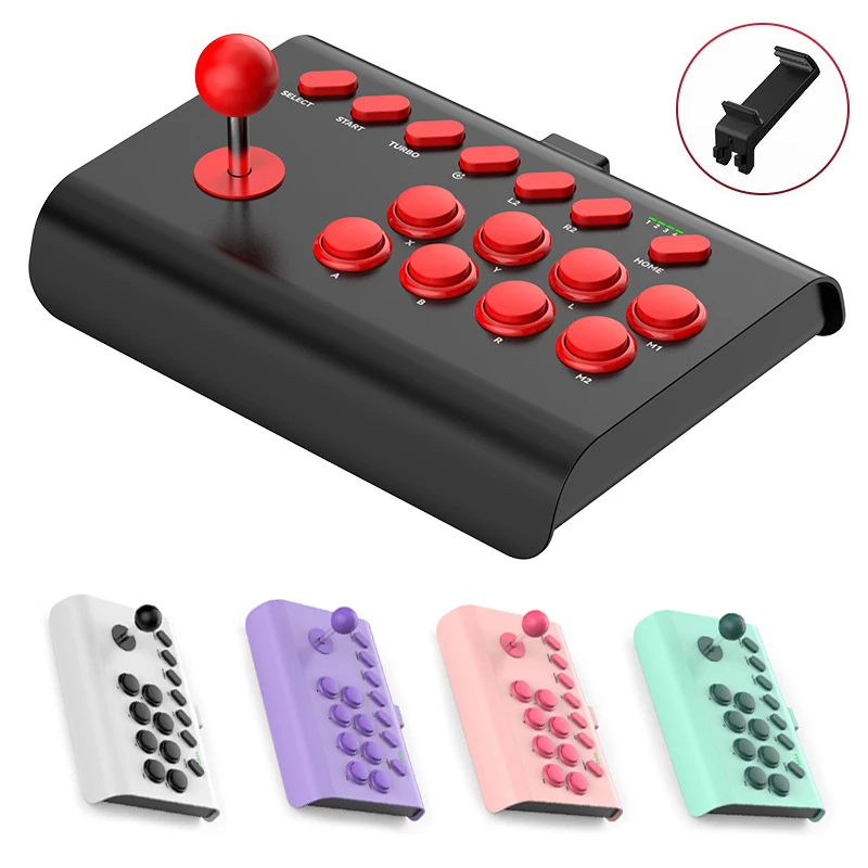 Y02 Wireless Arcade Games Control Rocker Per Ps4 Switch Console Controller Pc Tv Android Ios Phones Joystick Accessori Per Gamepad