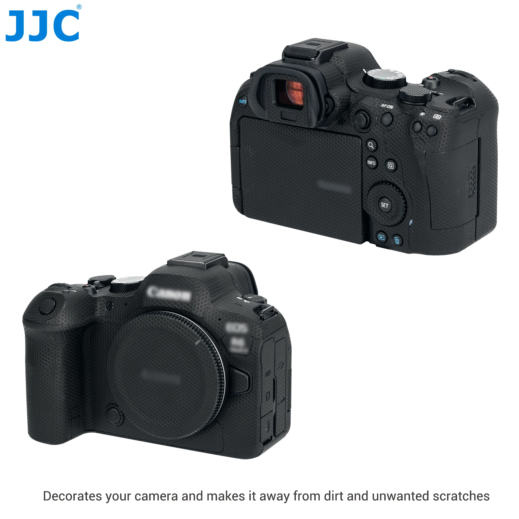 JJC Camera Body Sticker Kit pellicola protettiva per la pelle per Canon EOS  R6 Mark II pellicola antigraffio Matrix Black - AliExpress