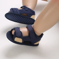 VALEN SINA Summer Baby Sandales Shoes Toddler Girl Boy Canvas Sandals Non-Slip First Walker Crib Shoes For 0-18months 6
