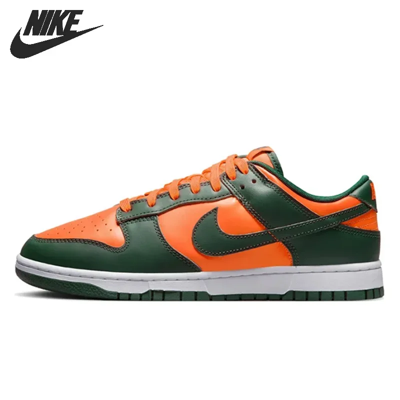 Nike-Chaussures De Skate Dunk Low Pour Hommes Et Femmes, Cestini Unisexes Classiques, Miami Motorricanes