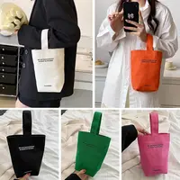 Casual Handbags Canvas Shoulder Crossbody Bags Large Capacity Shopper Bag  Letters Shoulder Crossbody Bags Purse - Image 2