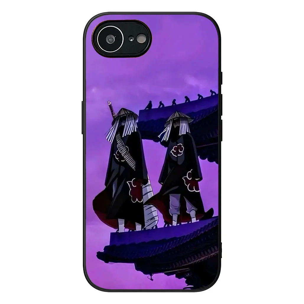 Cartoon Akatsuki Pain Naruto Logo Phone Cover Case