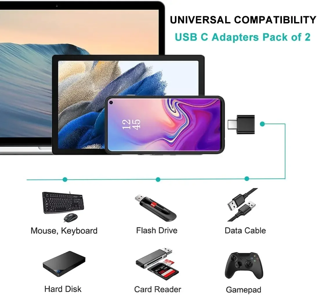 Universal Micro USB to USB OTG Adapter Cable