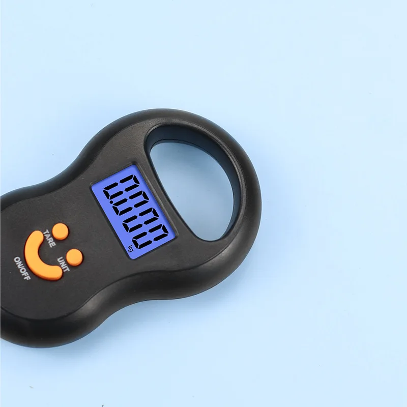 Black Electronic 50Kg 10g Hanging Scale LCD Digital Scale BackLight thumbnail 4