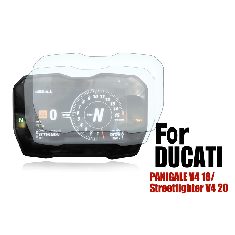 Motorcycle Screen Protector TPU For DUCATI PANIGALE V4 18 Streetfighter V4 20