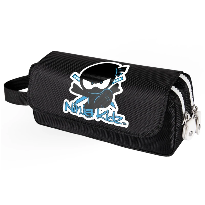 2023 NEW Ninja Kidz Cartoon Children Pencil Case Multi Layer high quality Student Stationery Box Stationery Storage Bag 6