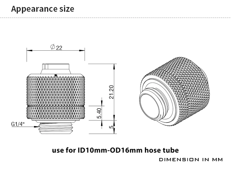 para as Tubulações Macias Id10 mm Mais Od16 mm id id Mais od ou Id10 mm Mais Od13 mm Tubo id Mais od g1 Fittings Fittings Acessórios de Mangueira Peças 10 Peças 12 Peças - Imagem 3