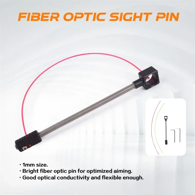 Nika Fiber Optic sight Pin Archery Equipment Optical Fiber Bow Sight Pin For Shooting