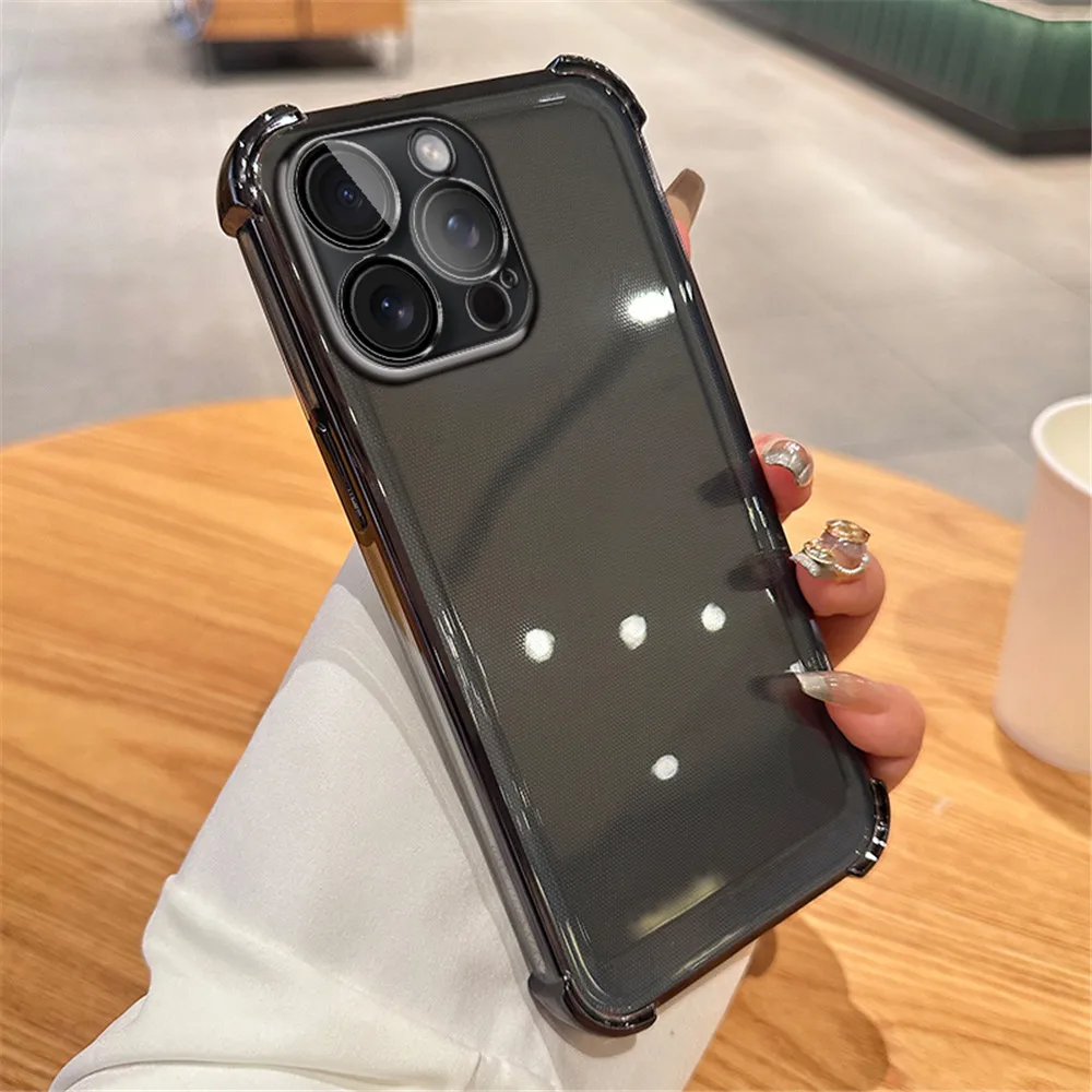 Luxury Plating Shockproof Phone Case with Integrated Holder Stand