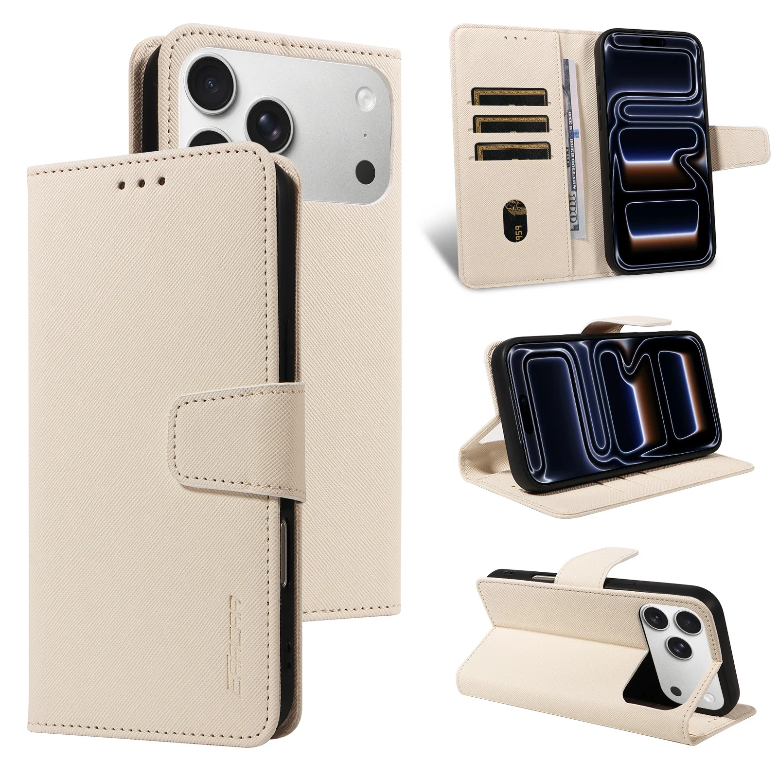 Premium PU Leather Shockproof Magnetic Wallet Phone Case - Fashion Protective Cover