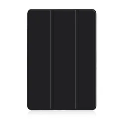 Slim Smart Trifold Stand Tablet Case with Auto Sleep/Wake and TPU Softshell for Redmi Pad 2 Pro 12.1 (Black)