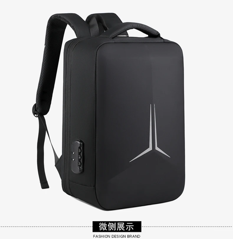 Mens LBackpack Waterproof Anti theft with USB Port Stylish Design Large Capacity Comfortable Straps Ideal for Work and Travel