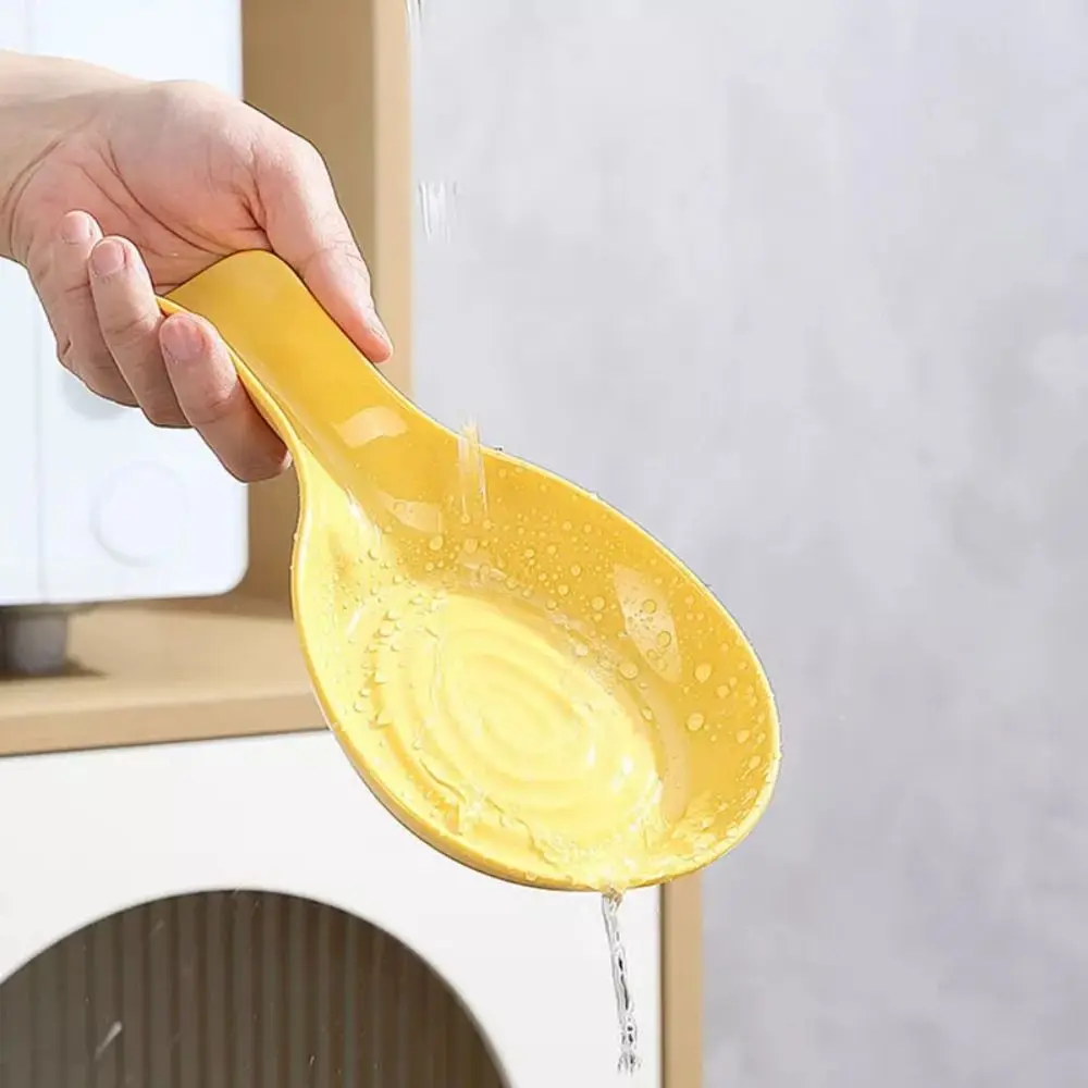 Description Picture 4 of itemMulti-Function PP Spoon Rest Heat-Resistant Cooking Spoon Holder Large Storage Shelves Kitchen Accessories
