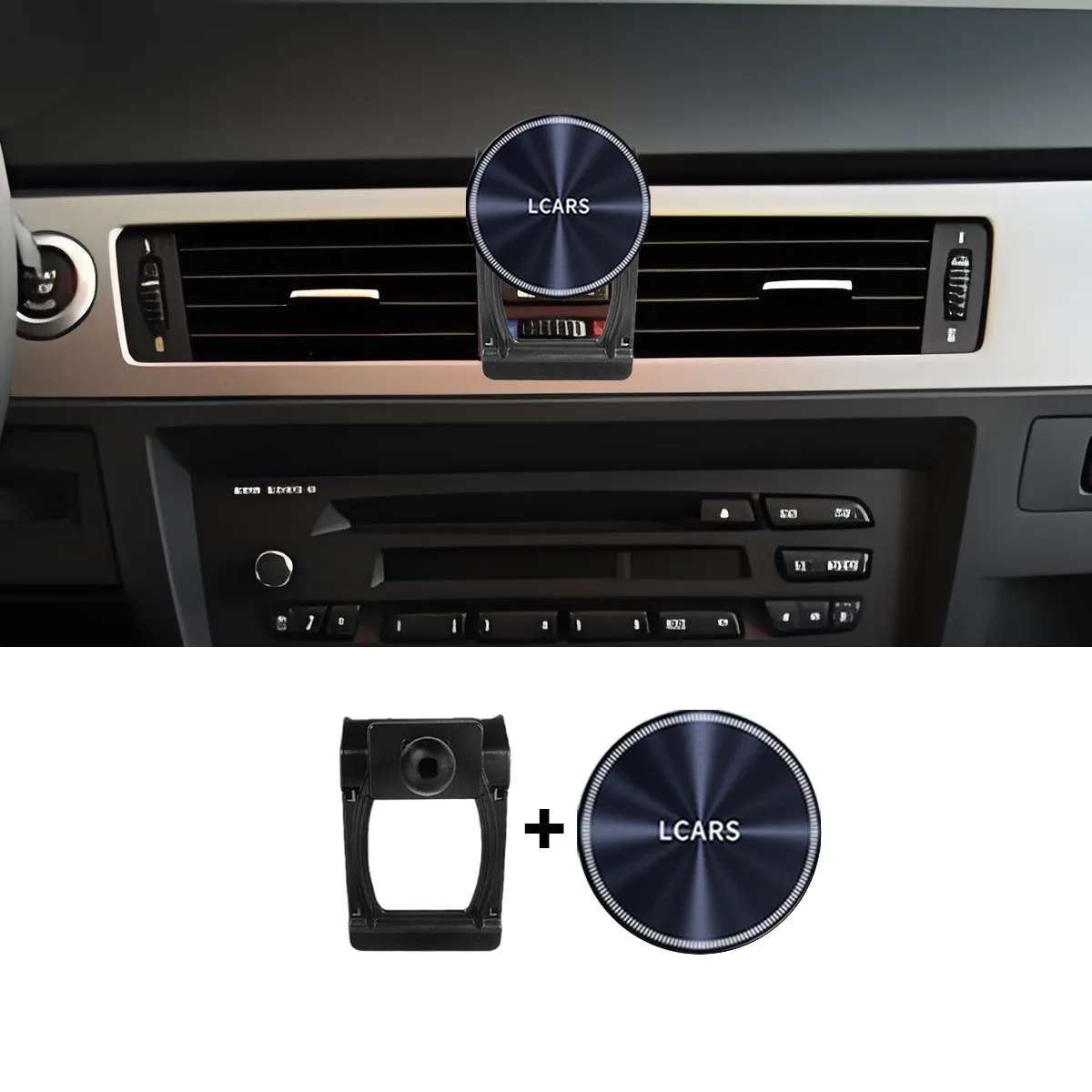 Bmw 3 시리즈 휴대폰 홀더, 2005-2012 E90 E92 특수 모델, 회전식 자기 자동차 휴대폰 홀더, 차량 내 내비게이션 홀더에 적합