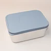Stainless Steel Lunch Box Environmentally Friendly Food Grade Bpa Free Leakproof Children's Lunch Box Silicone Lid Lunch Box 3