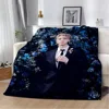 Cartoon Printed Blanket B-BT21S Picnic Blankets Warm Blanket Soft and Comfortable P-ParkS J-JiminS Home Travel Birthday Gift 2
