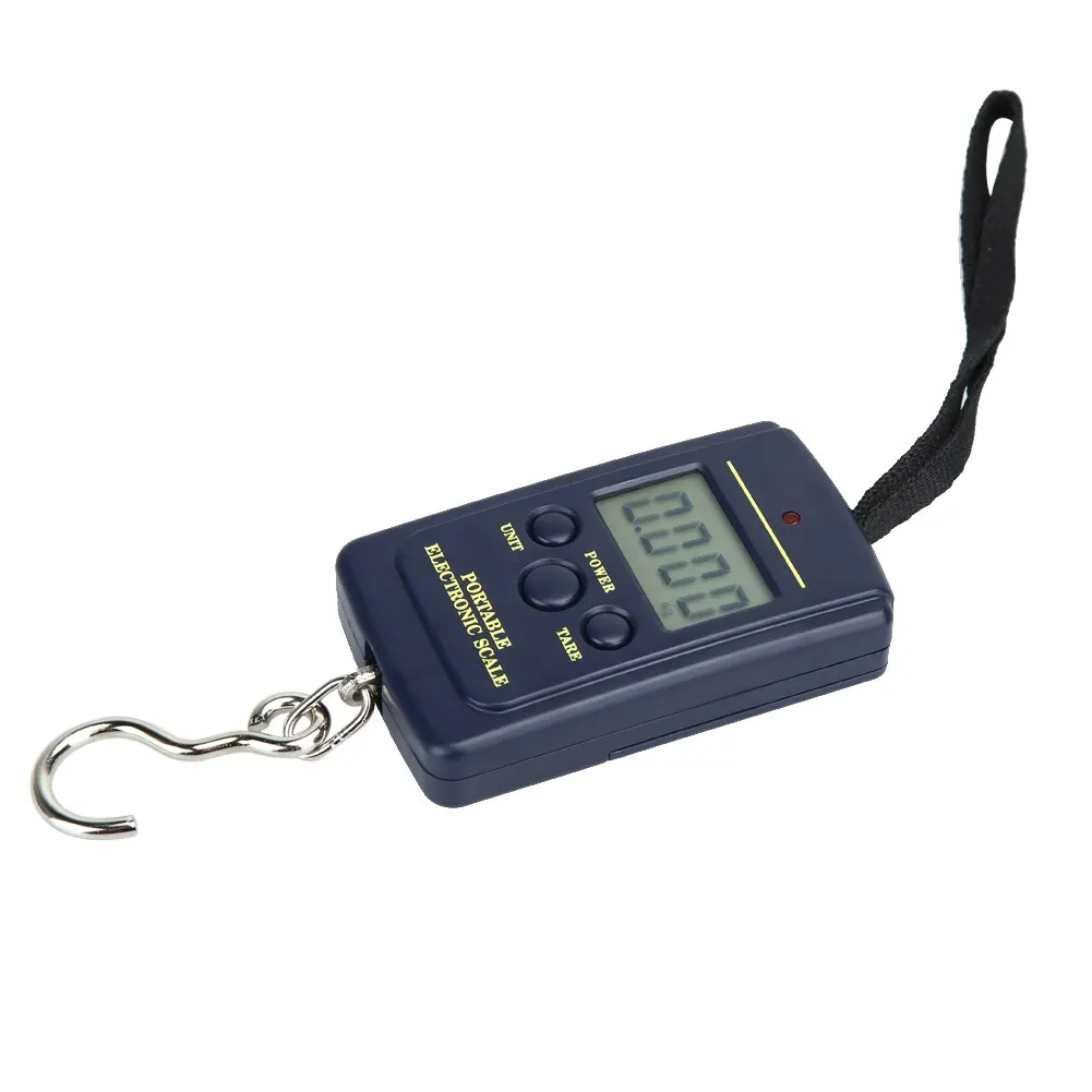 Digital Hanging Hook Scale - 40kg Capacity, Multipurpose for Travel, Luggage, Fishing, and Kitchen