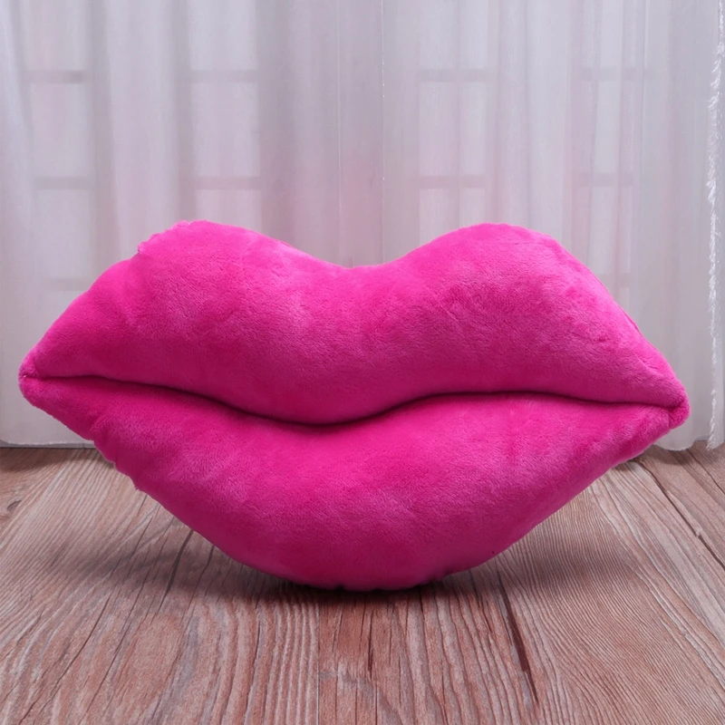 Big Red Lips Cushion Pillow Stuffed Plush Doll Car Seat Home Living Room Bedroom Decoration Valentine's Day Gift Drop Ship 4
