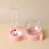 Pet Cat Food Bowl Automatic Feeder All-in-One Splice Dog Cat Food Bowl and Drinking Fountain Drinking Raised Standing Dish Bowl 3