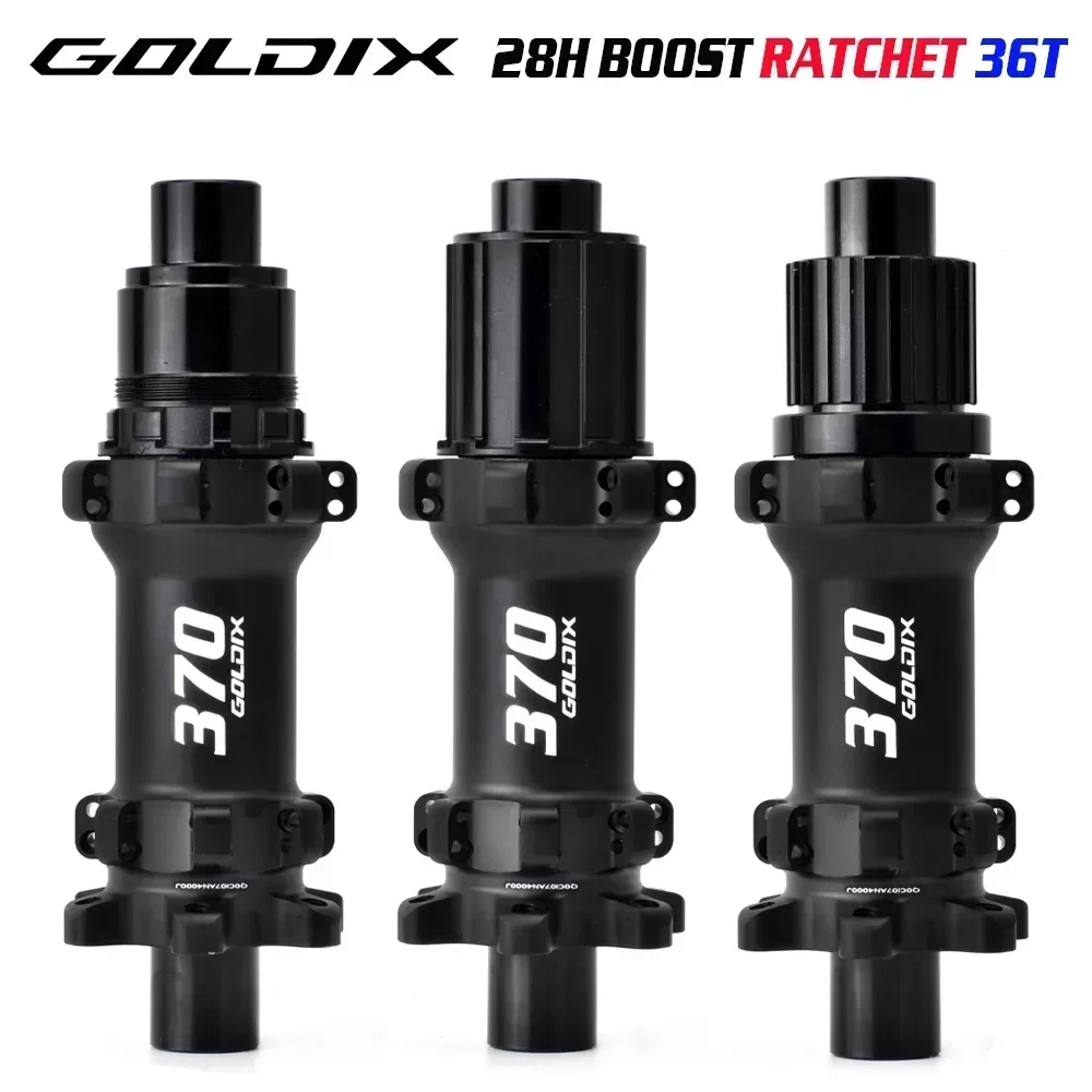 

GOLDIX M370 6-болтовой дисковый тормоз с 28 отверстиями, прямой вытяжной трещотка 36T BOOST, горный велосипед, подходит для SHIMANO, SRAM и SWISS