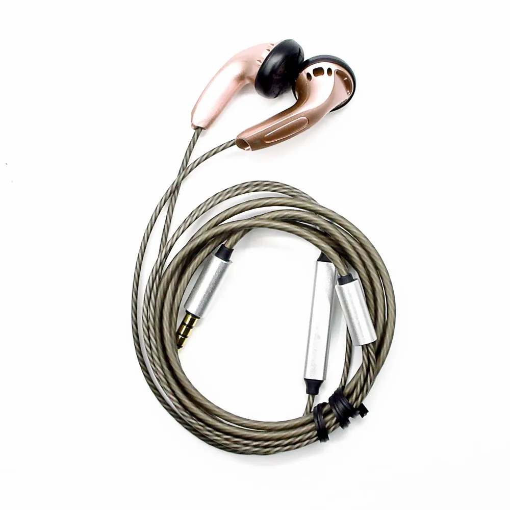 FENGRU DIY Tingo TC200 Lite Earbud Earphone HiFi Noise Cancelling EarBuds Flat Head earphone Pk Mx985 Hifi Bass Sound Earbuds 4