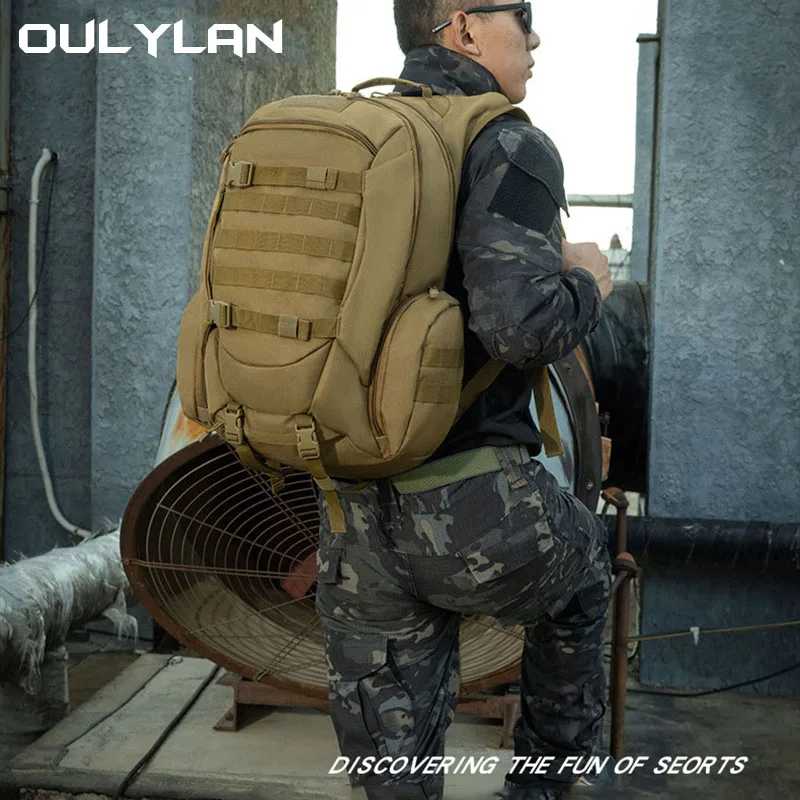 

Oulylan Tactics Backpack Outdoor Army Fan Mountaineering Backpack Hiking Camping Outdoor Tactics Backpack Hiking Mountaineering