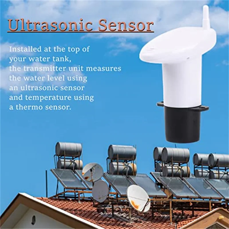 Ultrasonic-Level-Monitor-Wireless-Liquid-Level-Sensor-Tank-Liquid-Depth ...
