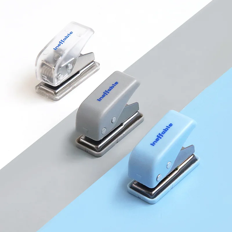 

Мини-Дырокол с одним отверстием «сделай сам», фотоальбом, круглый резец, дырокол для бумаги с листьями для скрапбукинга, милые канцелярские принадлежности для офиса