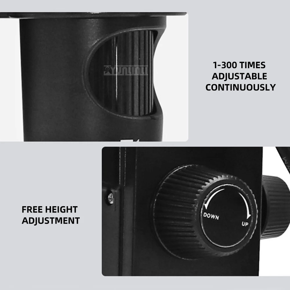HD 500MP USB 전자 현미경 | 300배 연속 광학 줌 | 납땜 및 검사용 산업용 확대경 ?