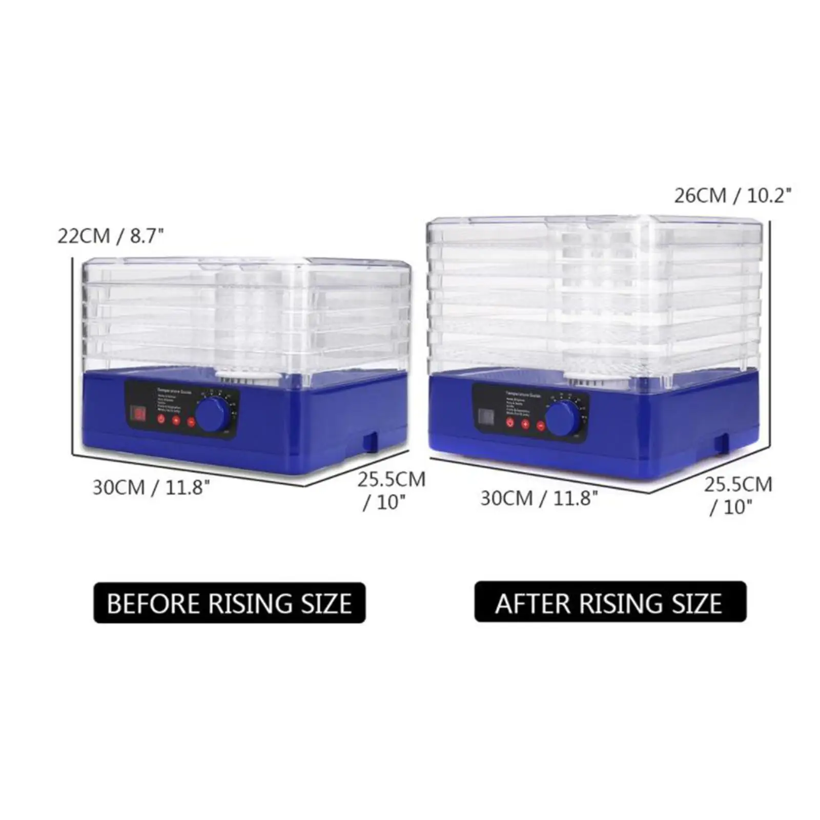 Electric Food Fruit Machine Fruit Dryer Large 5-tray Dehydration Portable 350W Power Saving 110V Dried Machine for Pet Food