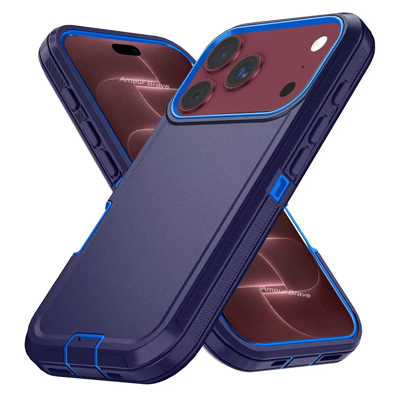 Ultimate Shockproof Defender Phone Case - Enhanced Protection and Sleek Design