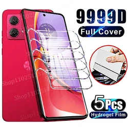 5PCS Soft Hydrogel Screen Protector Film - Motorola Edge 60 (Soft Hydrogel Film)