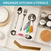 Adjustable Storage Drawers Divider Retractable Drawer Partition Holder Stationery Underwear Clapboard Kitchen Drawer Organizer 5