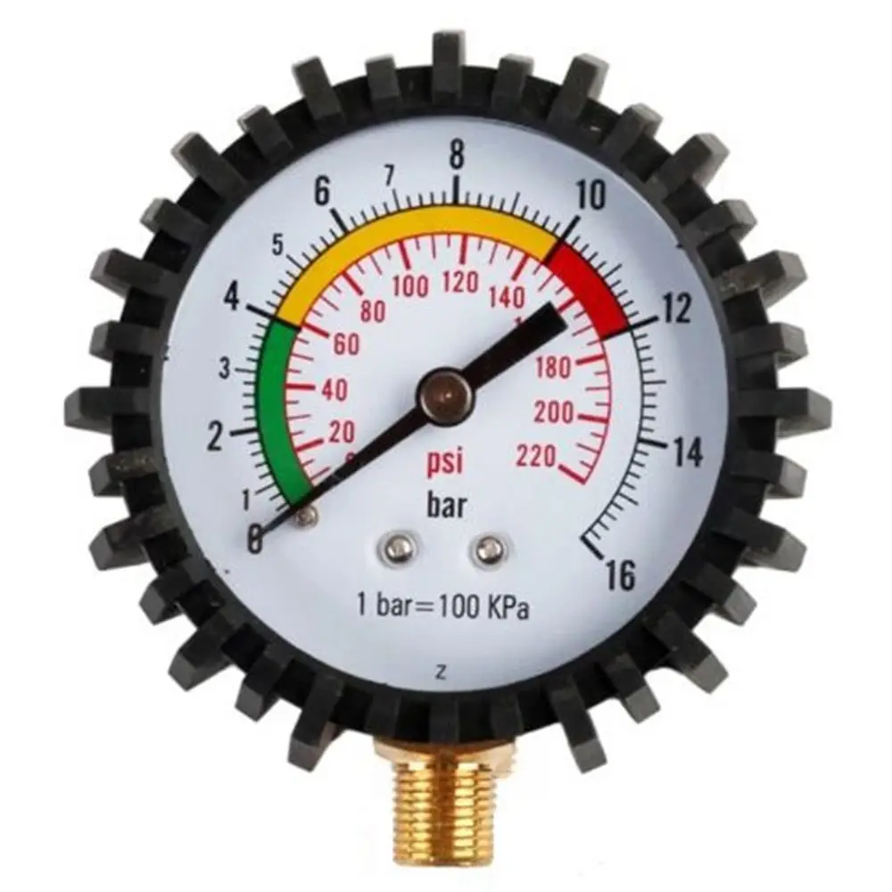 0-250PSI Digital Tire Pressure Gauge Precision Electronic Short Pressure Measuring Valve LED Light Portable