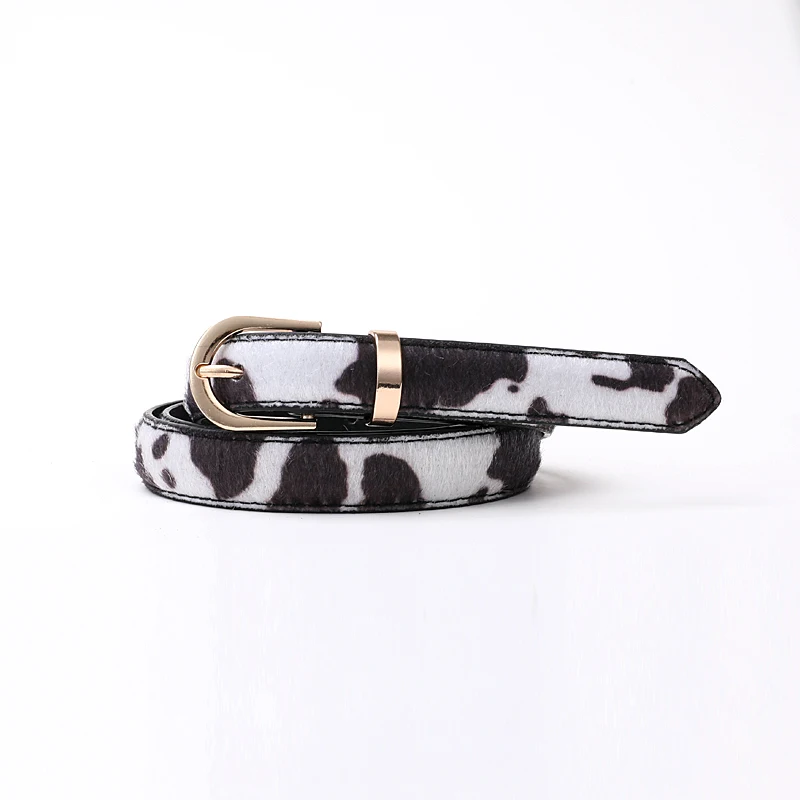 Goowail 2022 Female Black White Yellow Leather Belts Thin Waist Straps For Casual Dresses Jeans 130cm Long Plus Size Women