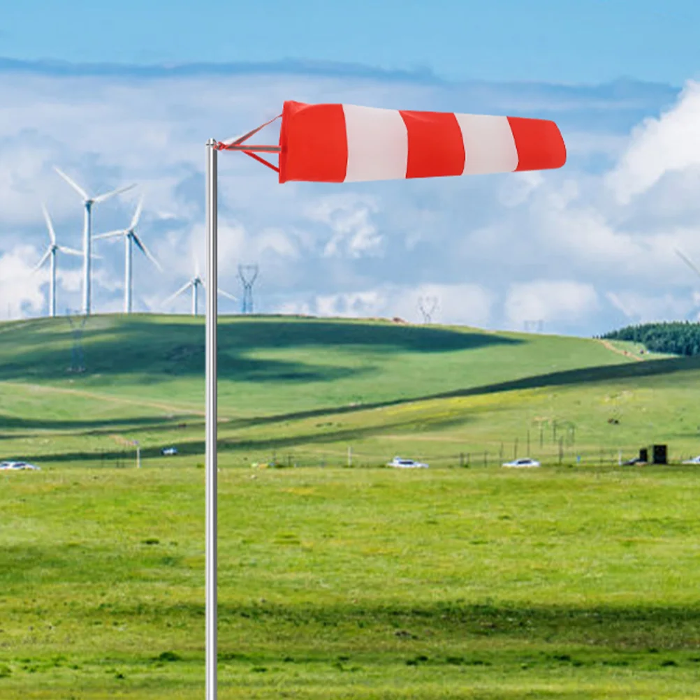 

2 Pcs Waterproof Weathervane Wind Outdoor Supply Sock Flag Heavy Windsocks Direction Oxford Cloth