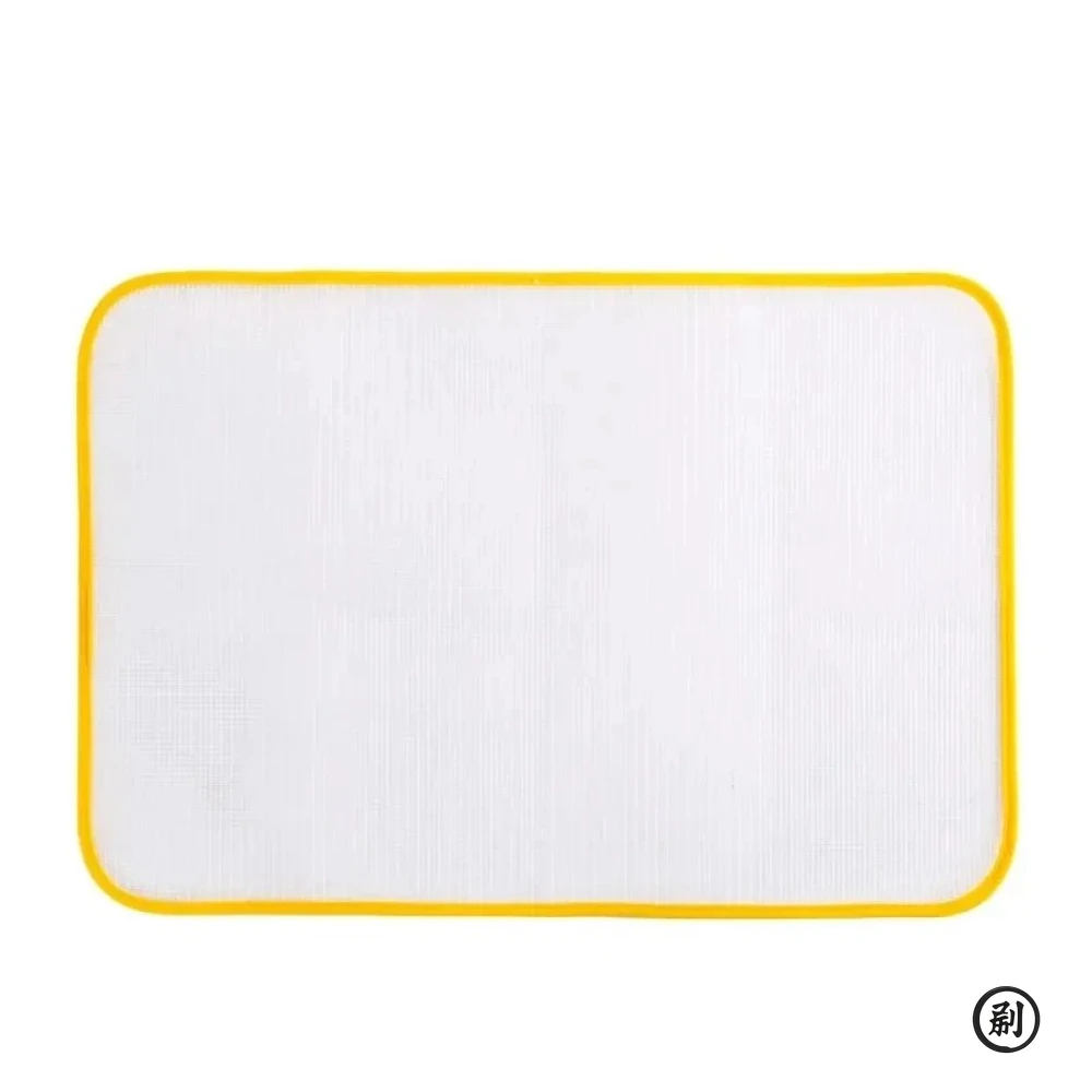 1pc Cloth Protective Press Mesh Insulation Ironing Board Mat Cover Against Pressing Pad Mini Iron Random Colors