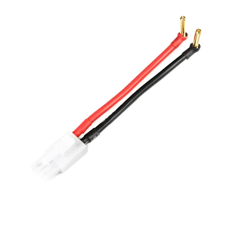 Adaptateur de prise mâle Tamiya vers 90 ° 4.0mm 18mm, connecteur plaqué or, câble de charge 12awg 10cm pour chargeur de batterie Lipo – Image 2