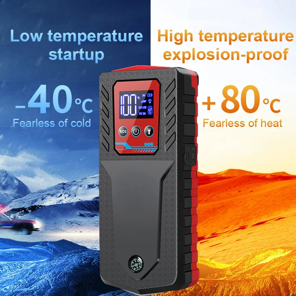 229800mah 8000A Car Jump Starter Device Booster 12V Portable Emergency Power Bank Automobile Starting Booster Articles For Cars