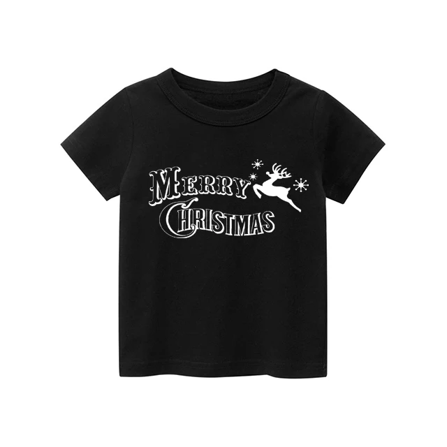 thumbnail image 1 of Pijamas navideños de manga corta para la familia 2024, con estampado de alce navideño para madre e hijo, conjuntos familiares a juego, ropa para padre e hijo, 1 of 5