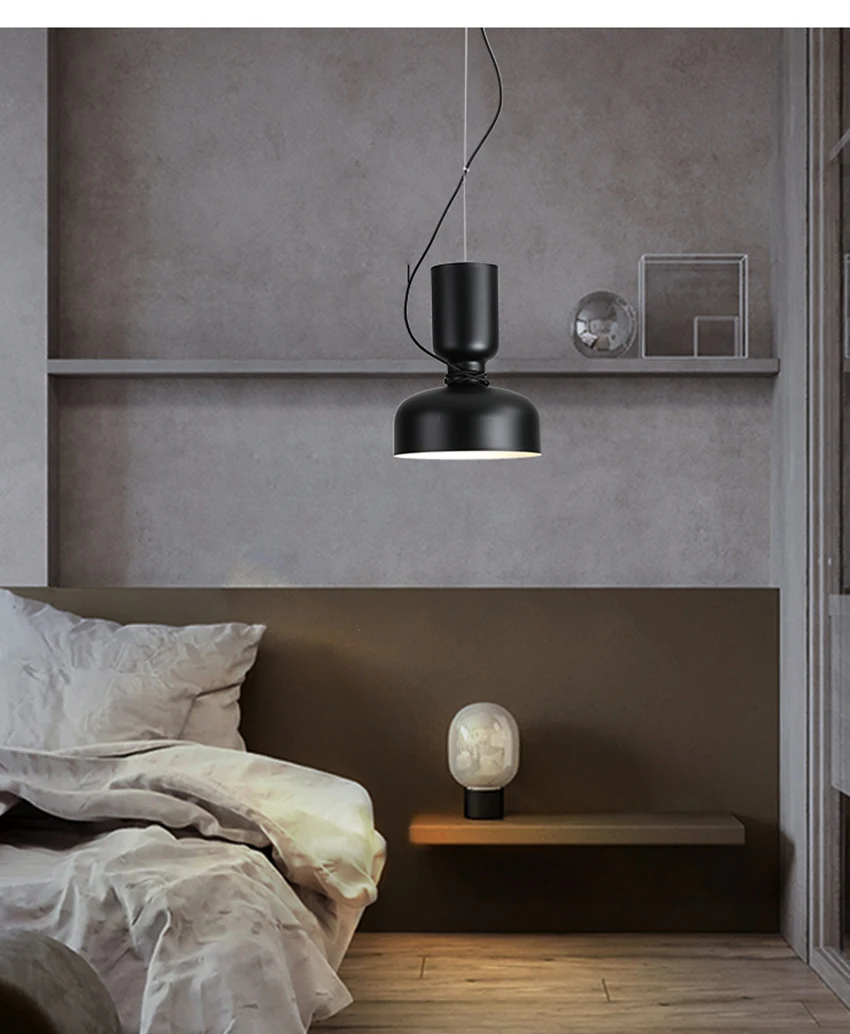 

Nordic Modern Danish Designer Art Creative Pendant Light Wrought Iron Lamp Bar Cafe Kitchen Suspension Chandelier Room Decor
